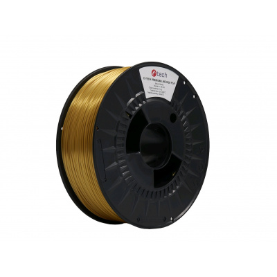 C-Tech 3DF-P-SPLA1.75-BRASS 3D filament, PREMIUM LINE, Silk PLA, 1,75mm, 1000g, Alamă (Brass)