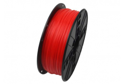 Gembird 3D filament ABS, 1,75mm, 1kg, fluorescenta, rosu