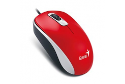 Genius Mouse DX-110 31010116111, 1000DPI, optical, 3tl., Cu fir USB, roșu, standard, universal