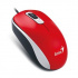 Genius Mouse DX-110 31010116111, 1000DPI, optical, 3tl., Cu fir USB, roșu, standard, universal