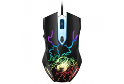 Genius Mouse GX Gaming 31040002400, 2000DPI, Optical, 6tl., Cu fir USB, negru