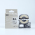 Epson LK-6TBN, ST24KW, C53S656007, 24mm x 9m, text negru / fundal transparent, banda compatibila