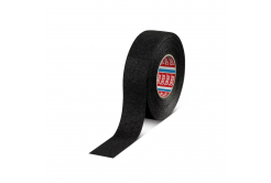 Tesa 51608, negru fleece PET bandă, 19 mm x 25 m, 96 rola în cutie
