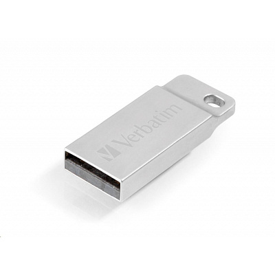 VERBATIM Flash Disk 16GB Metal Executive, USB 2.0, argintiu
