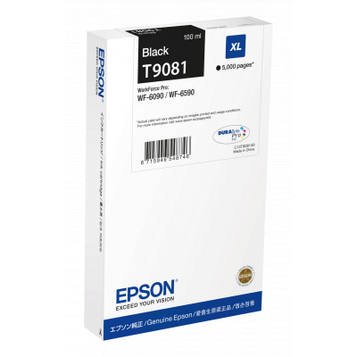 Epson T9081 XL C13T90814N negru (black) cartus original