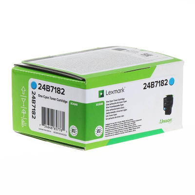Lexmark 24B7182 azuriu (cyan) toner original