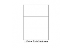 Etichete autoadezive 210 x 99 mm, 3 de etichete, A4, 100 coli