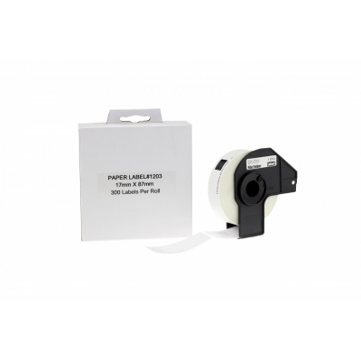 Brother DK-11203, 17mm x 87mm, rolă etichete compatibil