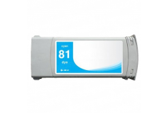 Cartus compatibil cu HP 81 C4931A azuriu (cyan) 