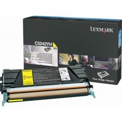 Lexmark C5242YH galben (yellow) toner original