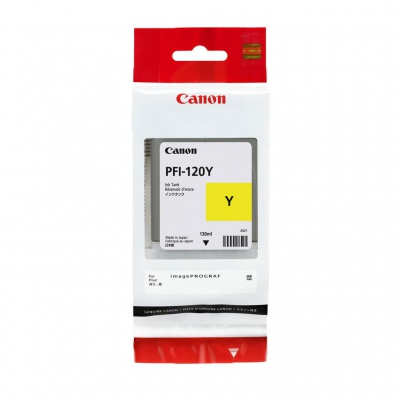 Canon cartus original PFI120Y, yellow, 130ml, 2888C001, Canon TM-200, 205, 300, 305