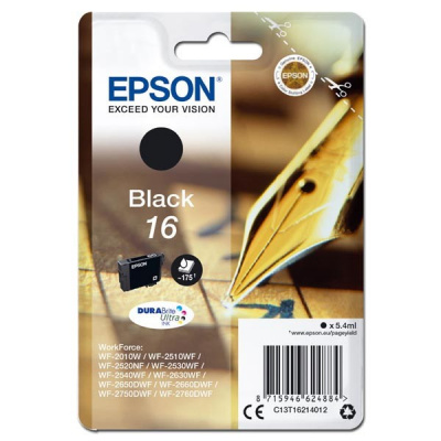 Epson 16 C13T16214012 negru (black) cartus original