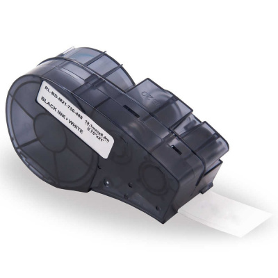 Brady M21-500-488 / 110935, polyester, 12.70 mm x 6.40 m, text negru / fundal alb, banda compatibila