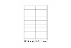 Etichete autoadezive 48,5 x 31,2 mm, 36 de etichete, A4, 100 coli