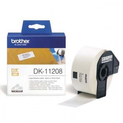 Brother DK-11208, 38mm x 90mm, rola etichete original