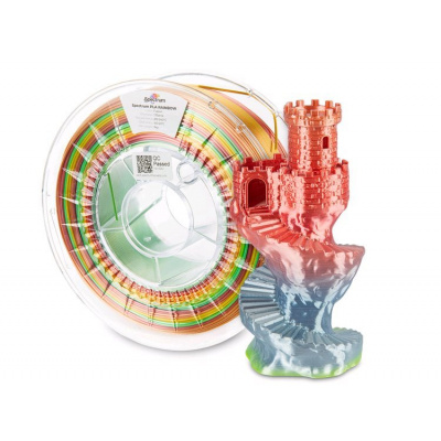 Spectrum 81016 3D filament, PLA Silk Rainbow, 1,75mm, 1000g, Multicolor (Fusion)