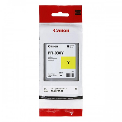 Canon cartus original PFI-030Y, yellow, 55ml, 3492C001, Canon iPF TA-20, iPF TA-30