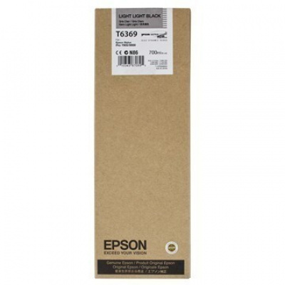 Epson T636900 negru deschis (light black) cartus original