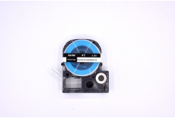 Epson LK-4WBA5 / SU5W, 5mm x 2,5m, text negru / fundal alb, contractabila banda compatibila