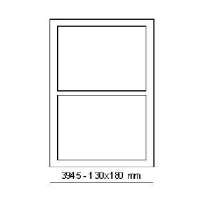 Etichete autoadezive 180 x 130 mm, 2 de etichete, A4, 100 coli