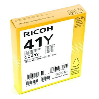 Ricoh GC41HY 405764 galben (yellow) cartus de gel original