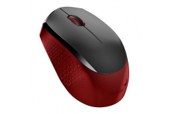 Genius Mouse NX-8000S 31030025401, 1600DPI, 2.4 [GHz], Optical, 3tl., Fara fir USB, negru-roșu, AA