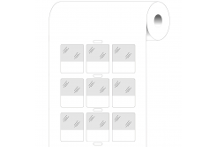Brady BPT-311-427 / 236998, etichete din hârtie termică, 25.40 mm x 31.75 mm