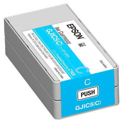 Epson GJIC5(Y) C13S020564 pro ColorWorbuc., azuriu (cyan) cartus original 