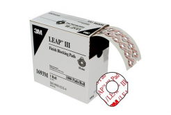 3M Leap III Finish Blocking Pads 1693M, 1 rolă = 1000 șaibe cu un diametru de 18 mm