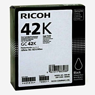 Ricoh GC 42K 405836 negru (black) cartus de gel original