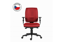 Powerton ERGO HANA Kancelářské ergonomické křeslo, Červené