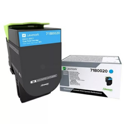 Lexmark 73B0020 azuriu (cyan) toner original