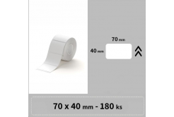 Niimbot etichete RP A2A58788302, 70x40mm 180buc. Alb pentru B3S
