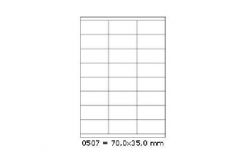 Etichete autoadezive 70 x 35 mm, 24 de etichete, A4, 100 coli