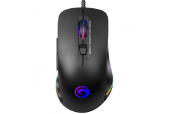 Marvo Mouse M508, 3200DPI, Optical, 6tl., Cu fir USB, negru, gaming, lumina de fundal