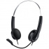 Genius HS-220U, căști cu microfon, control al volumului, negru, 2.0, închise, USB