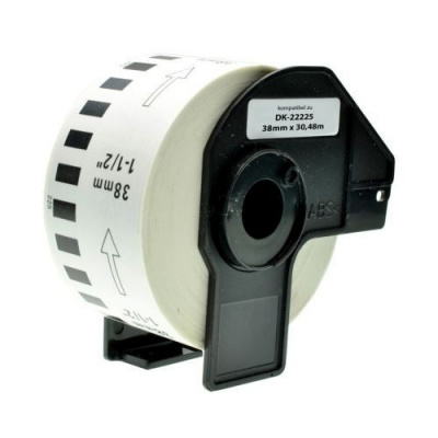 Brother DK-22225, 38mm x 30,48m, rolă etichete compatibil