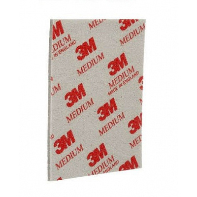 3M Burete abraziv pentru șlefuire grosieră - Medium, 115 mm x 140 mm (03808)