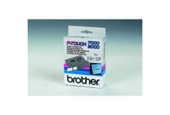 Brother TX-551, 24mm x 15m, text negru / fundal albastru, banda original
