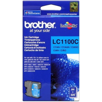 Brother LC-1100C azuriu (cyan) cartus original, Expirat