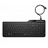 Tastatură HP 400 cu iluminare de fundal, cu fir (USB) CZ, neagră
