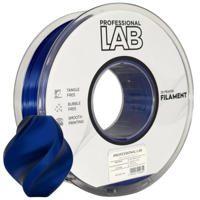 Professional Lab FG-P115-E1, 3D filament, PLA Silk, 1,75mm, 1000g,  Tri Color, Albastru (Storms whisper)