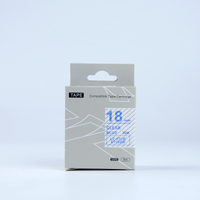 Epson LK-5TLN, ST18BW, 18mm x 9m, text albastru / fundal transparent, banda compatibila