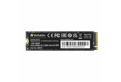 Verbatim 49375 Vi3000, Unitate SSD internă, 1000GB, M.2, NVMe, 3300 MB/s-R, 3000 MB/s-W, negru