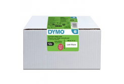 Dymo 2234183, 89mm x 41mm, , detașabil, alb, etichete originale din hârtie, 12 x 300 buc.