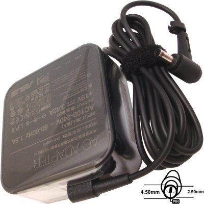 Adaptor original Asus 65W19V (3PIN) (fără cablu de alimentare)