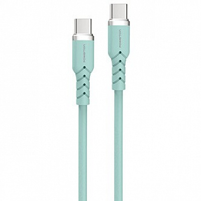 Powerton ENERGY PASTEL EDITION Cablu USB-C, 100W, 1m, din silicon, verde