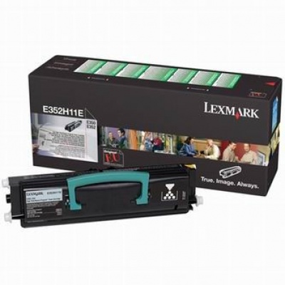 Lexmark E352H11E negru toner original