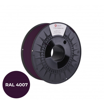 C-Tech 3DF-P-PETG1.75-4007 3D filament, PREMIUM LINE, PETG, RAL4007, 1,75mm, 1000g, Mov violet (Purple violet)