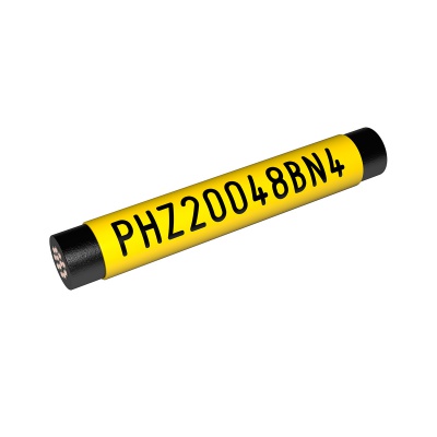 Partex PHZF20048BN4, suprafata, galben 100m, PHZ tub termocontractabil rotund , certificate